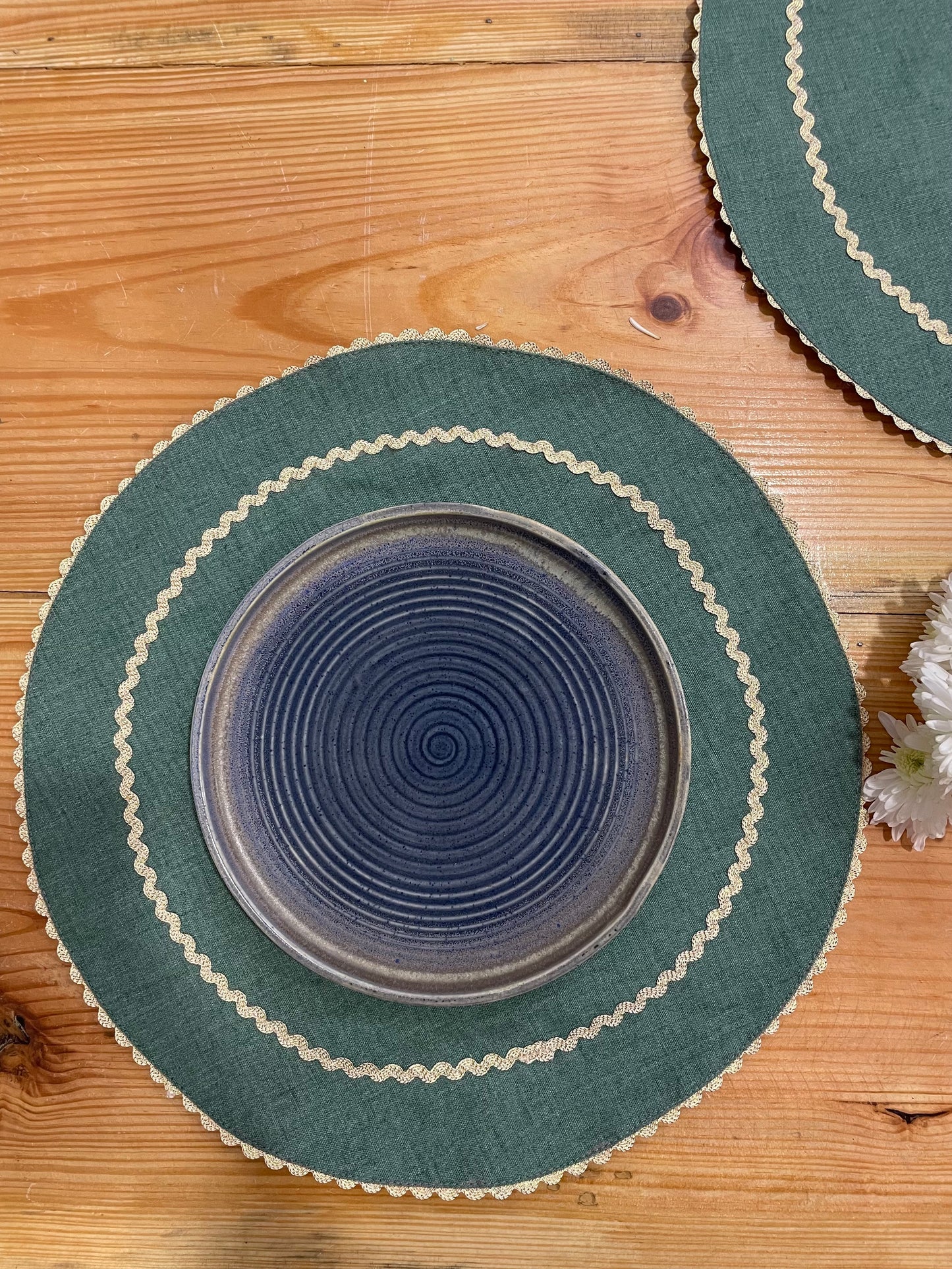 Halo Table Mat Green - Set of 6