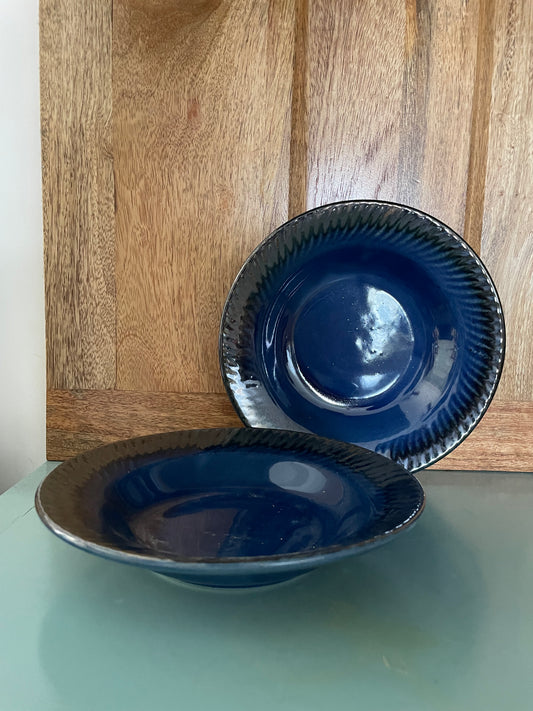 Bella Pasta Plate Blue - Set of 2