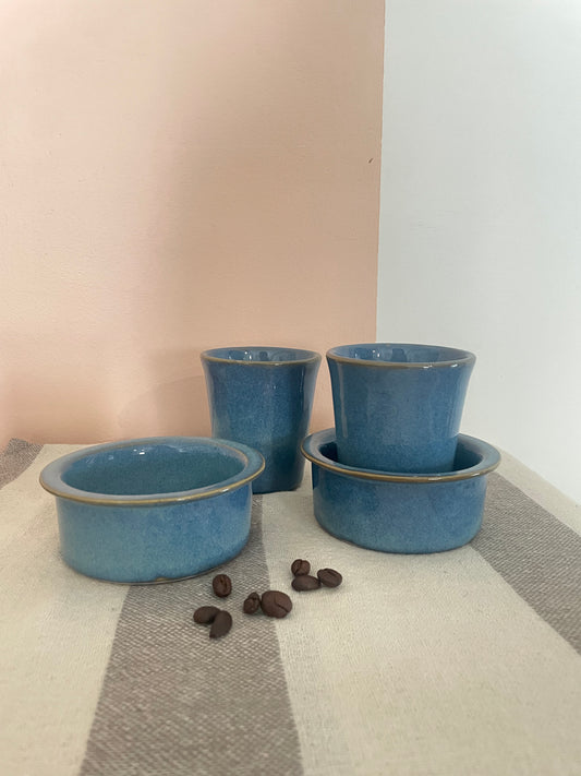 Tea Kadai Blue - Set of 2