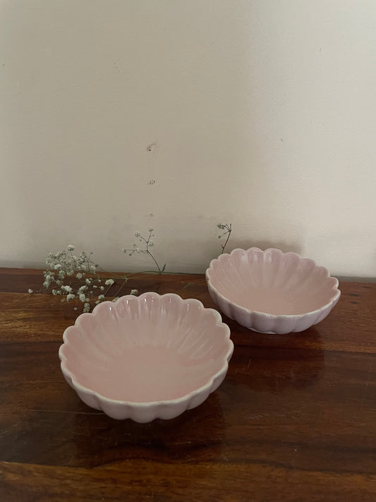 Mini Daisy Katori Pink - Set of 2