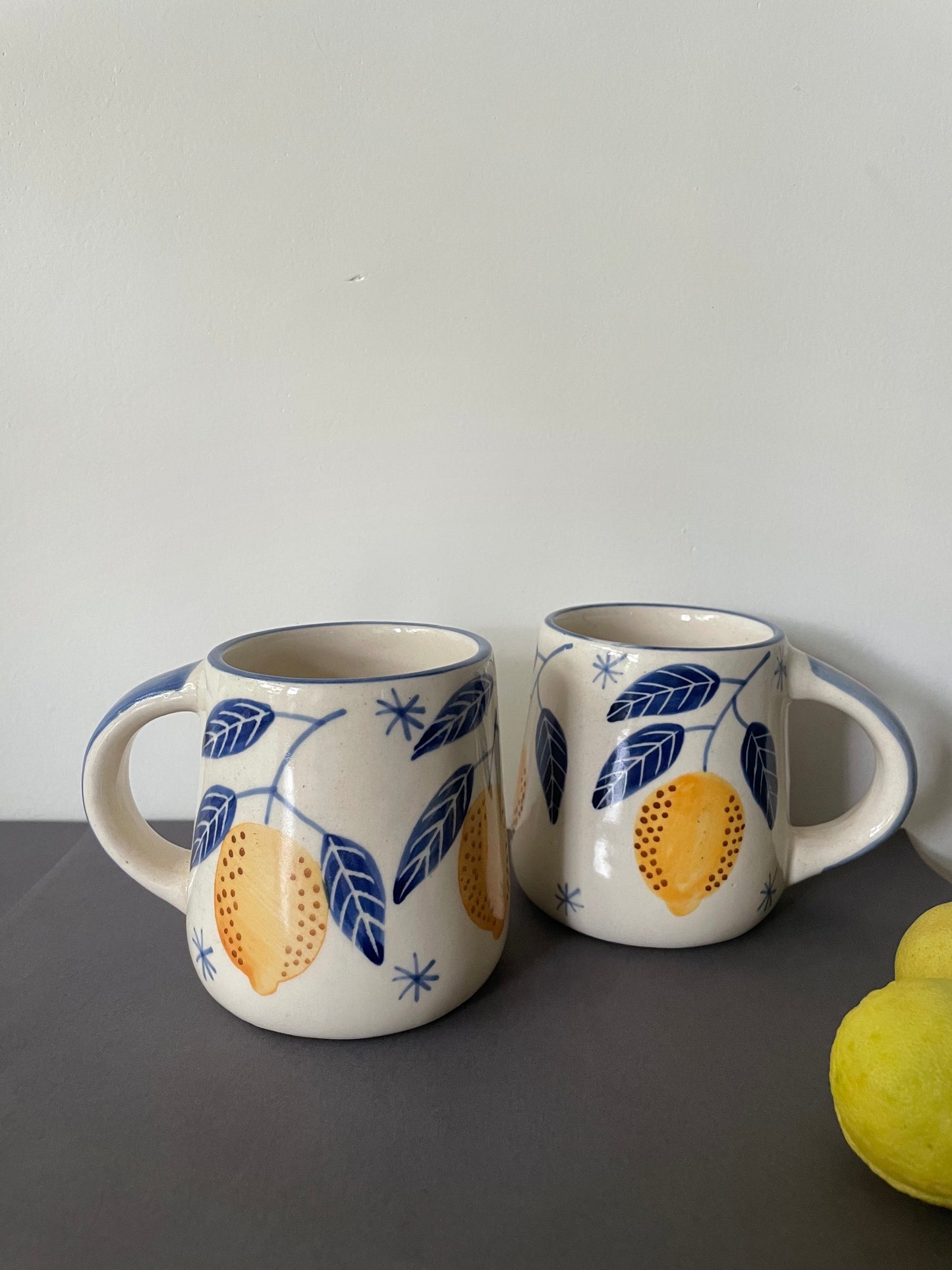 Lemon Mug - Set of 2