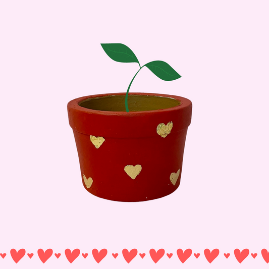 Terracotta Love Mini Planter - Mini Love