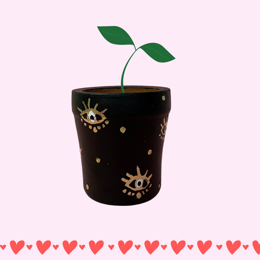 Terracotta Love Mini Planter - Nazar Na Lage