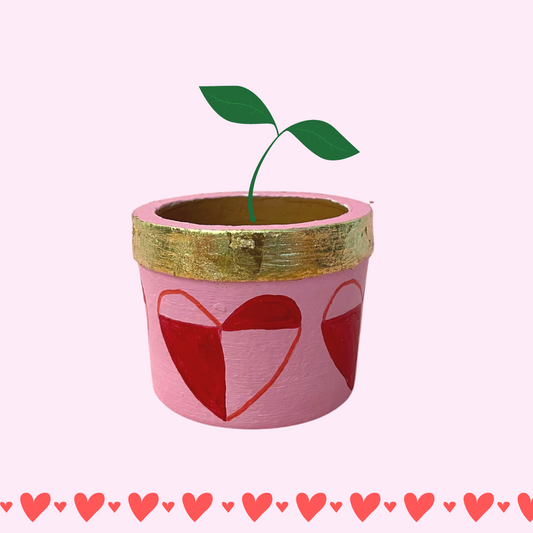 Terracotta Love Mini Planter - PYAAR