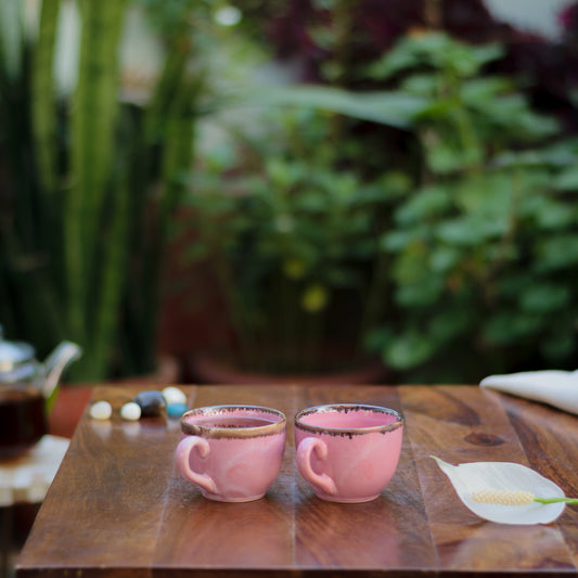 Raysa Cups - Pink, set of 2